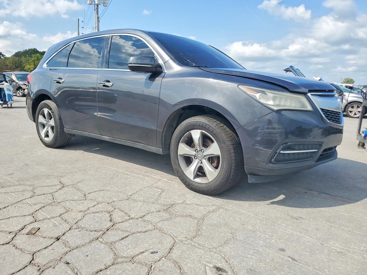 2014 Acura Mdx VIN 5FRYD4H22EB042634 COPART salvage auction — Mechanical, TN - CERTIFICATE OF TITLE (P), sold $3,700 on 2026-09-18 (photo 4)