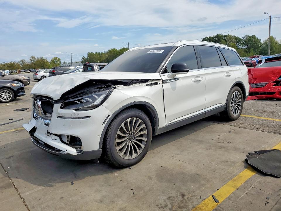 2021 Lincoln Aviator VIN 5LM5J7XC2MGL07428 — COPART salvage auction photo