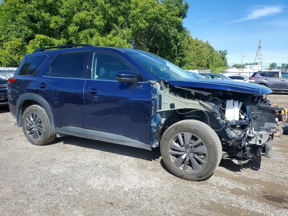 2023 Nissan Pathfinder VIN 5N1DR3BE8PC258207 COPART salvage auction — FRONT END, ON - PERMIT SALVAGE, sold $9,800 on 2026-10-15 (photo 4)