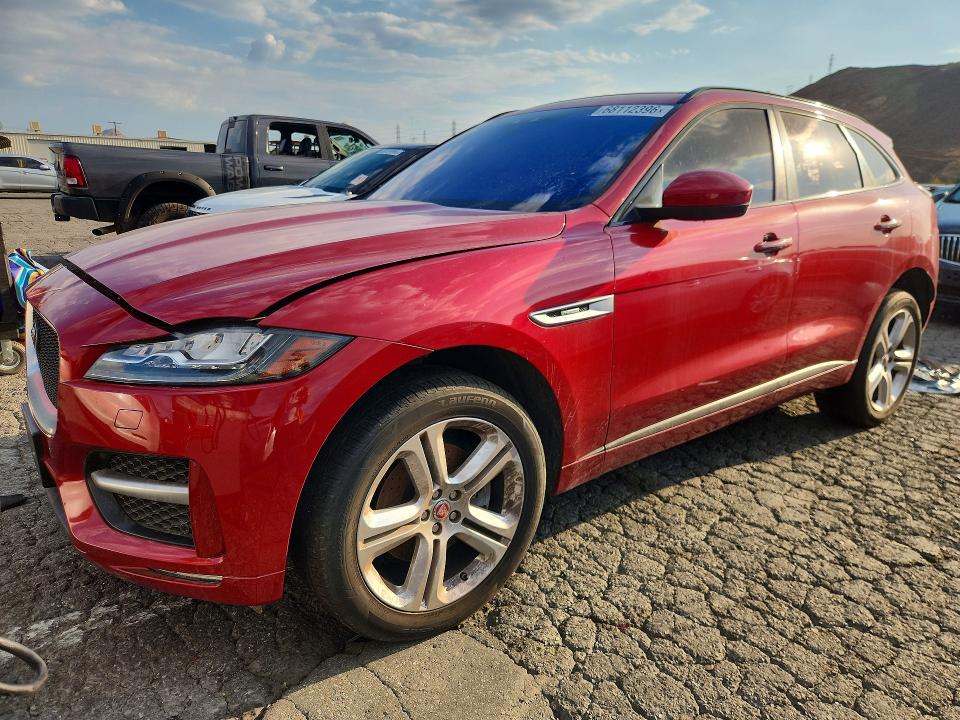 2017 Jaguar F-pace VIN SADCL2BV1HA883268 COPART salvage auction — MINOR DENT/SCRATCHES, Ca - Dis/Dlr/Exp Only Clean Title, sold $3,750 on 2026-09-29 (photo 1)