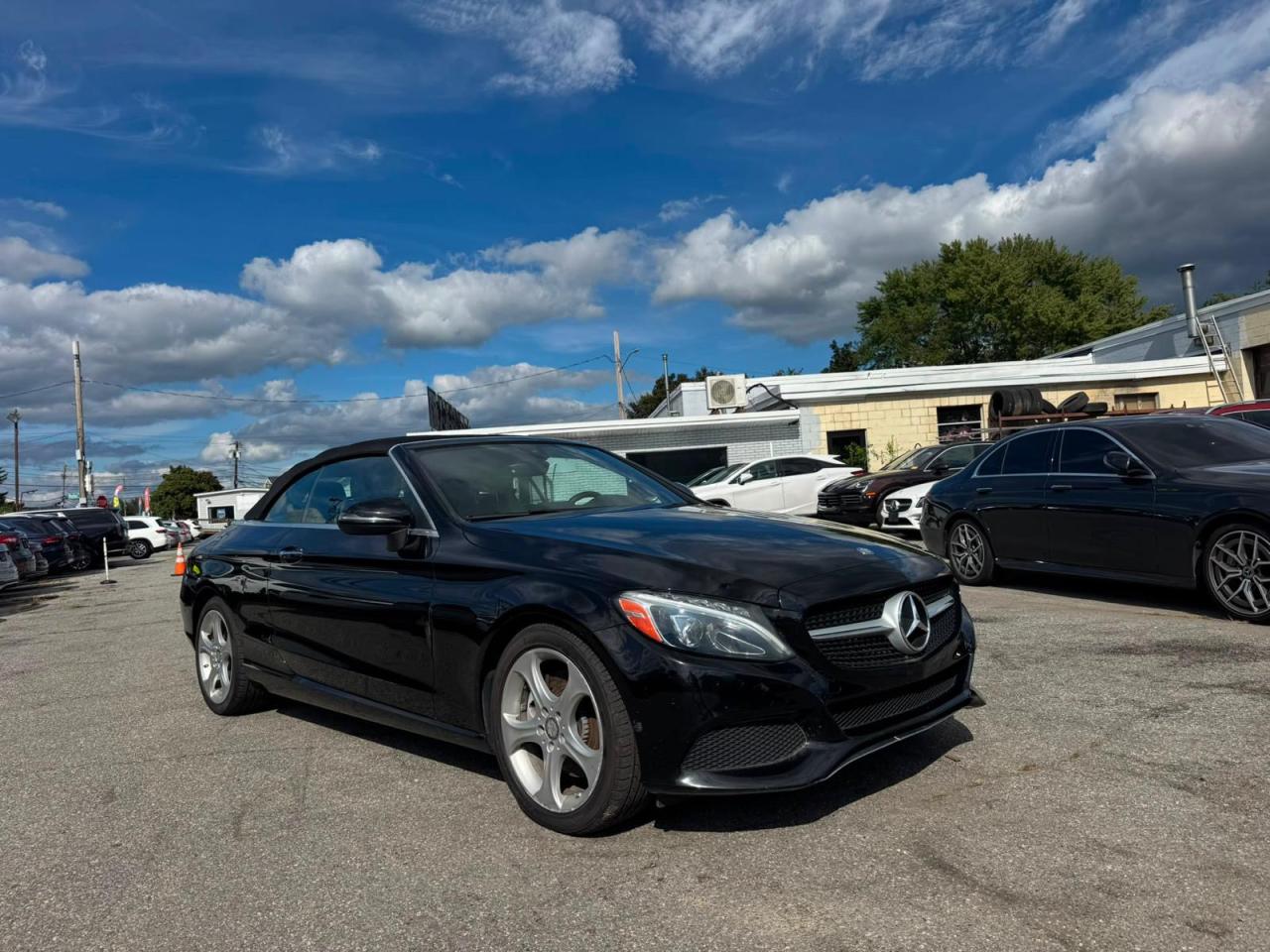 2017 Mercedes-Benz C-Class VIN WDDWK4KB4HF430400 — COPART salvage auction photo
