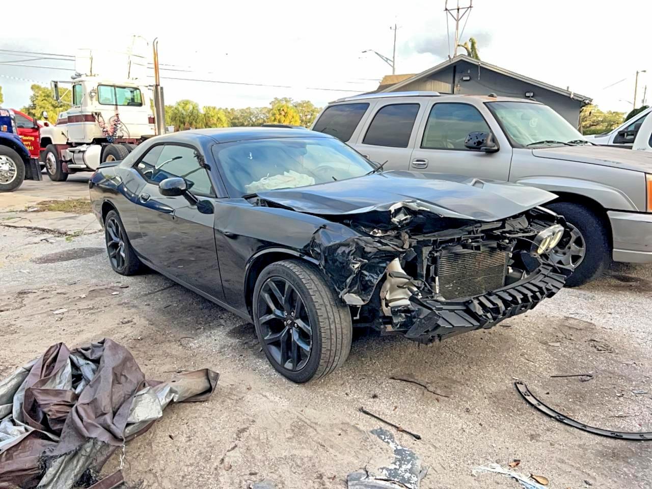 2019 Dodge Challenger VIN 2C3CDZAG7KH717113 — COPART salvage auction photo