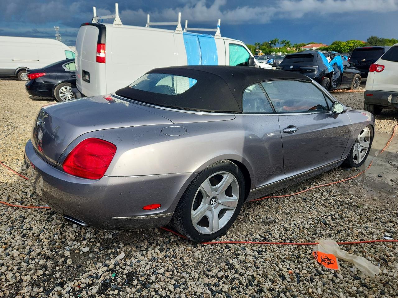 2007 Bentley Continental VIN SCBDR33WX7C045791 COPART salvage auction — Front End, Ct - Clean Title, sold $13,000 on 2026-09-25 (photo 3)