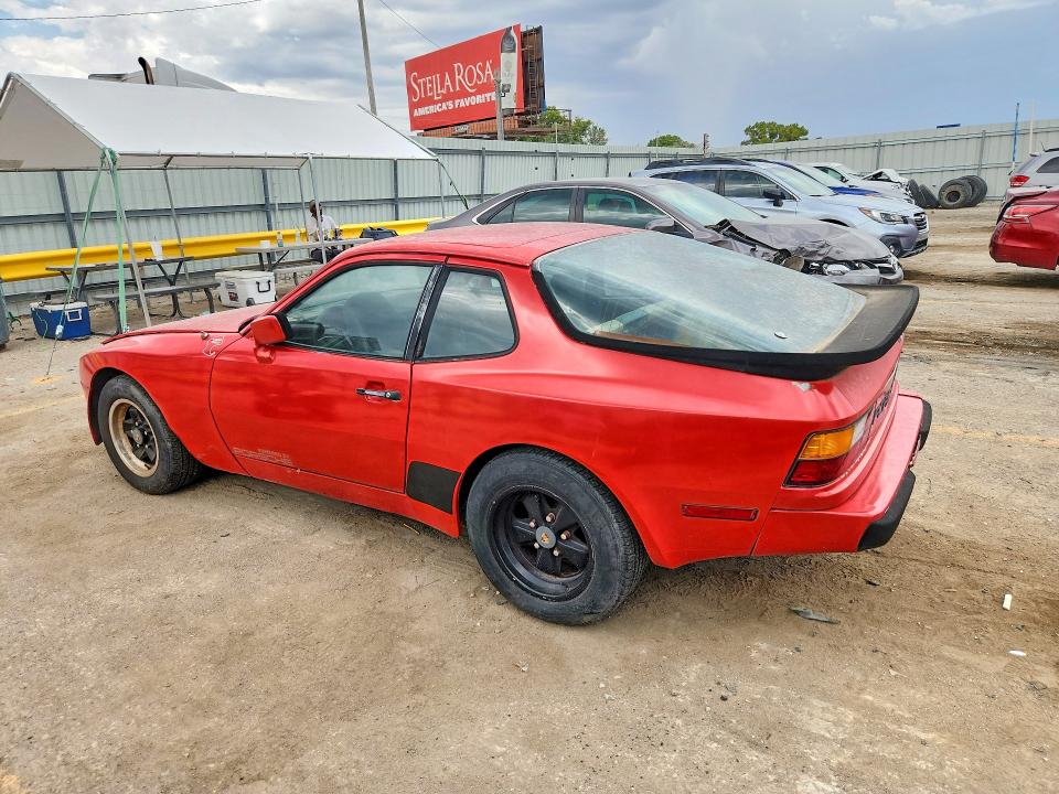 1983 Porsche 944 VIN WP0AA0943DN455649 COPART salvage auction — FRONT END, KS - DEALER ONLY CLEAN TITLE (P), sold $5,700 on 2026-09-21 (photo 2)