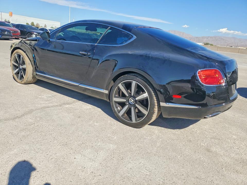 2014 Bentley Continental VIN SCBFU7ZA9EC040542 COPART salvage auction — FRONT END, Nv - Salvage Title, sold $21,600 on 2026-10-08 (photo 2)