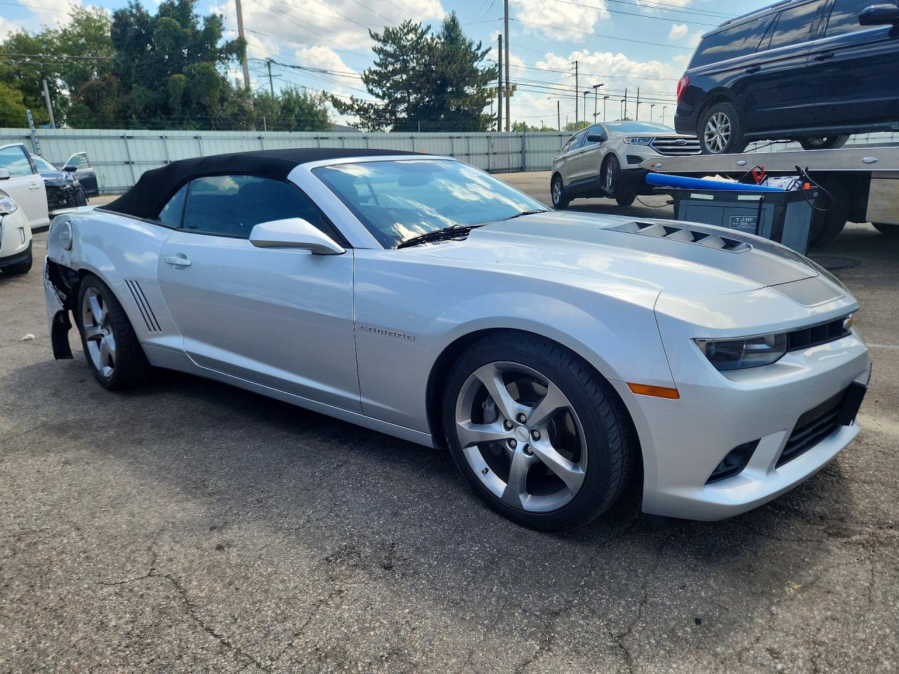 2014 Chevrolet Camaro VIN 2G1FJ3DJ9E9188552 COPART salvage auction — Rear End, St - Salvage Title, sold $8,600 on 2026-09-25 (photo 4)