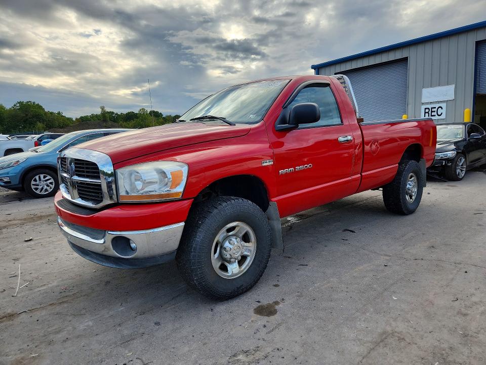2006 Dodge Ram 2500 VIN 3D7KS26D26G290938 COPART salvage auction — MECHANICAL, PA - CERT OF TITLE, sold $1,950 on 2026-10-06 (photo 1)
