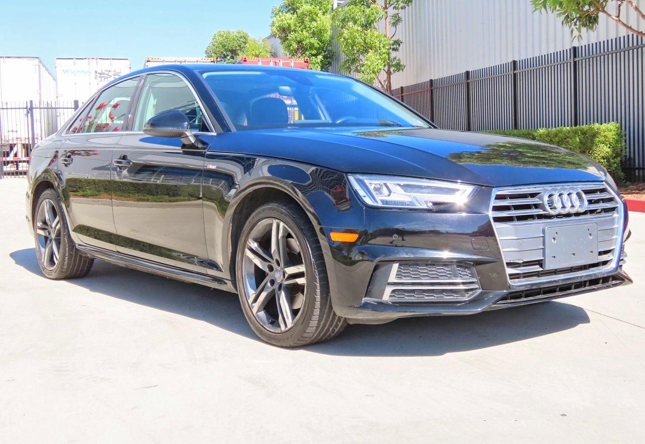 2018 Audi A4 VIN WAULMAF47JN002802 — COPART salvage auction photo