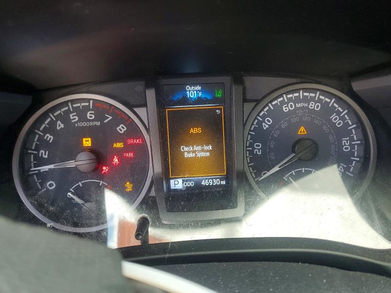 2022 Toyota Tacoma VIN 3TMCZ5AN1NM531173 COPART salvage auction — FRONT END, Salvage Title, sold $9,000 on 2026-10-14 (photo 9)