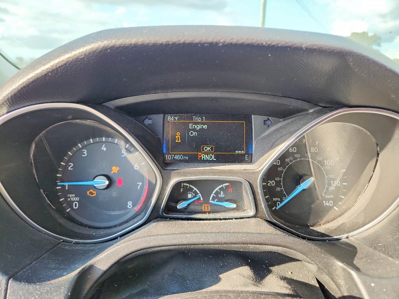 2017 Ford Focus VIN 1FADP3F28HL224964 COPART salvage auction — Rear End, TN - SALVAGE CERTIFICATE, sold $675 on 2026-10-13 (photo 9)