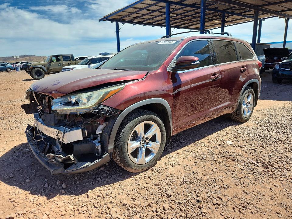 2018 Toyota Highlander VIN 5TDDZRFH3JS875211 — COPART salvage auction photo
