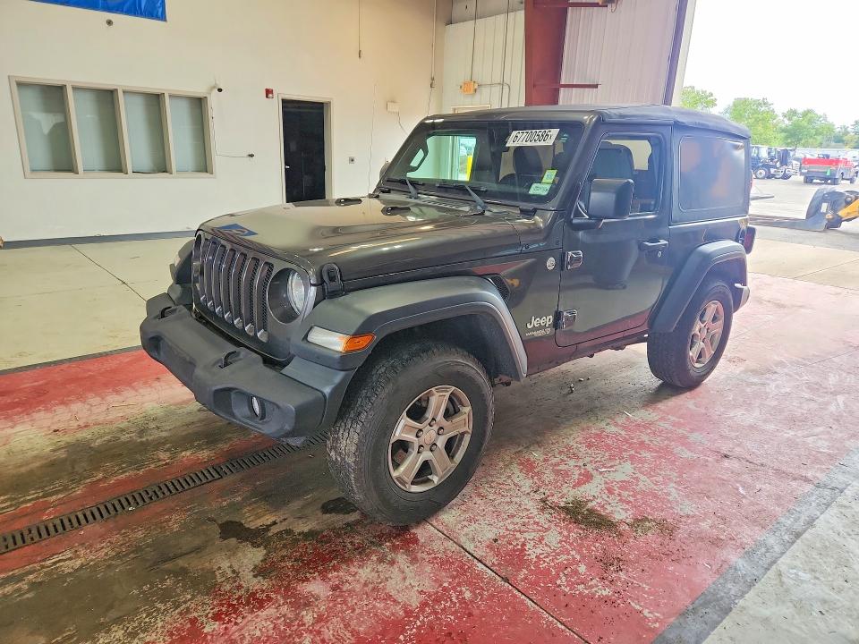 2018 Jeep Wrangler / VIN 1C4GJXAGXJW150969 — COPART salvage auction photo