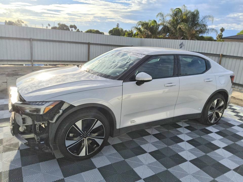 2023 Polestar 2 VIN YSMEG3KA7PL142447 COPART salvage auction — FRONT END, Ca - Certificate Of Title, sold $6,300 on 2026-09-14 (photo 1)