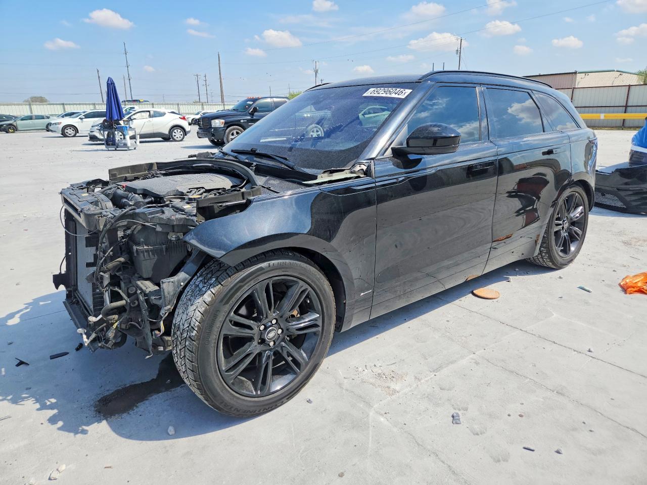 2018 Land Rover Range Rover Velar VIN SALYL2RV1JA754145 — COPART salvage auction photo