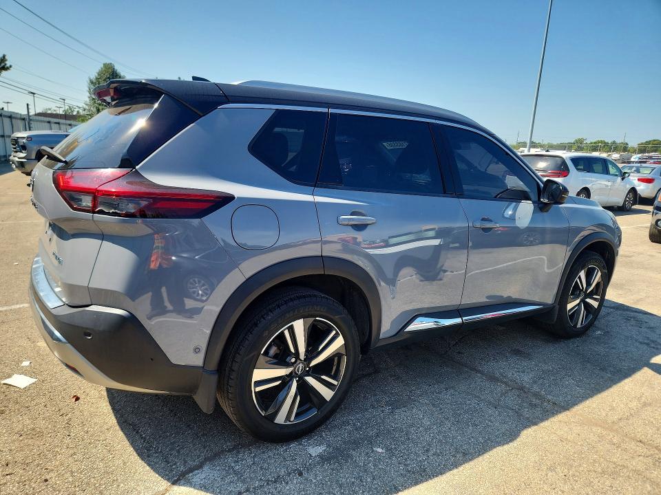 2022 Nissan Rogue VIN JN8BT3DC4NW117160 COPART salvage auction — MINOR DENT/SCRATCHES, Oh - Certificate Of Title (P), sold $9,100 on 2026-09-23 (photo 3)