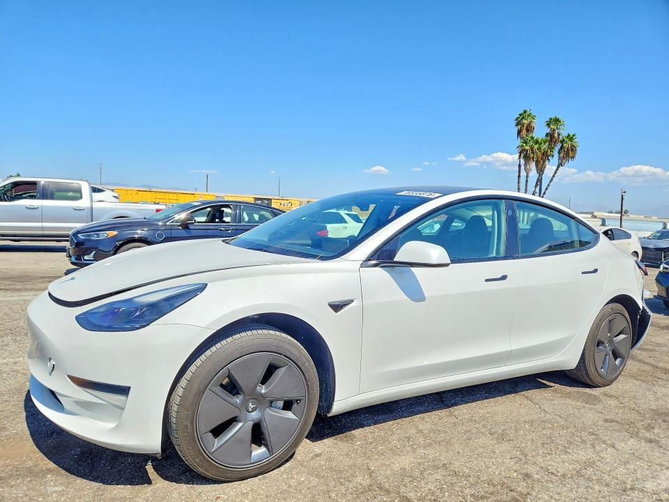 2023 Tesla Model 3 VIN 5YJ3E1EA2PF612041 — COPART salvage auction photo