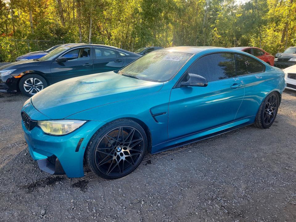 2015 BMW M4 VIN WBS3R9C56FF708668 — COPART salvage auction photo