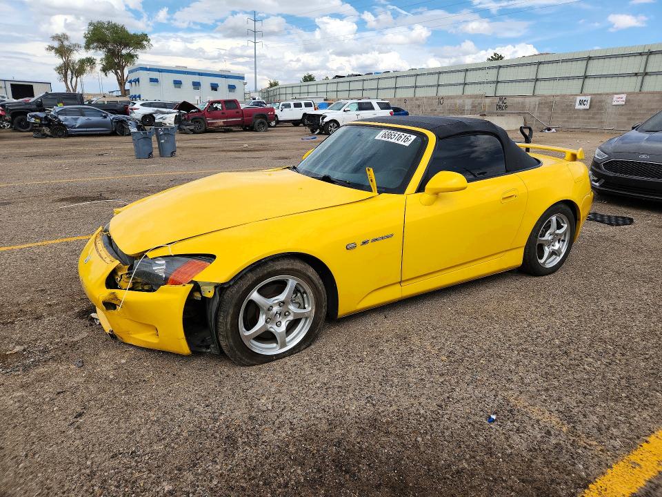 2001 Honda S2000 VIN JHMAP11421T001320 — COPART salvage auction photo