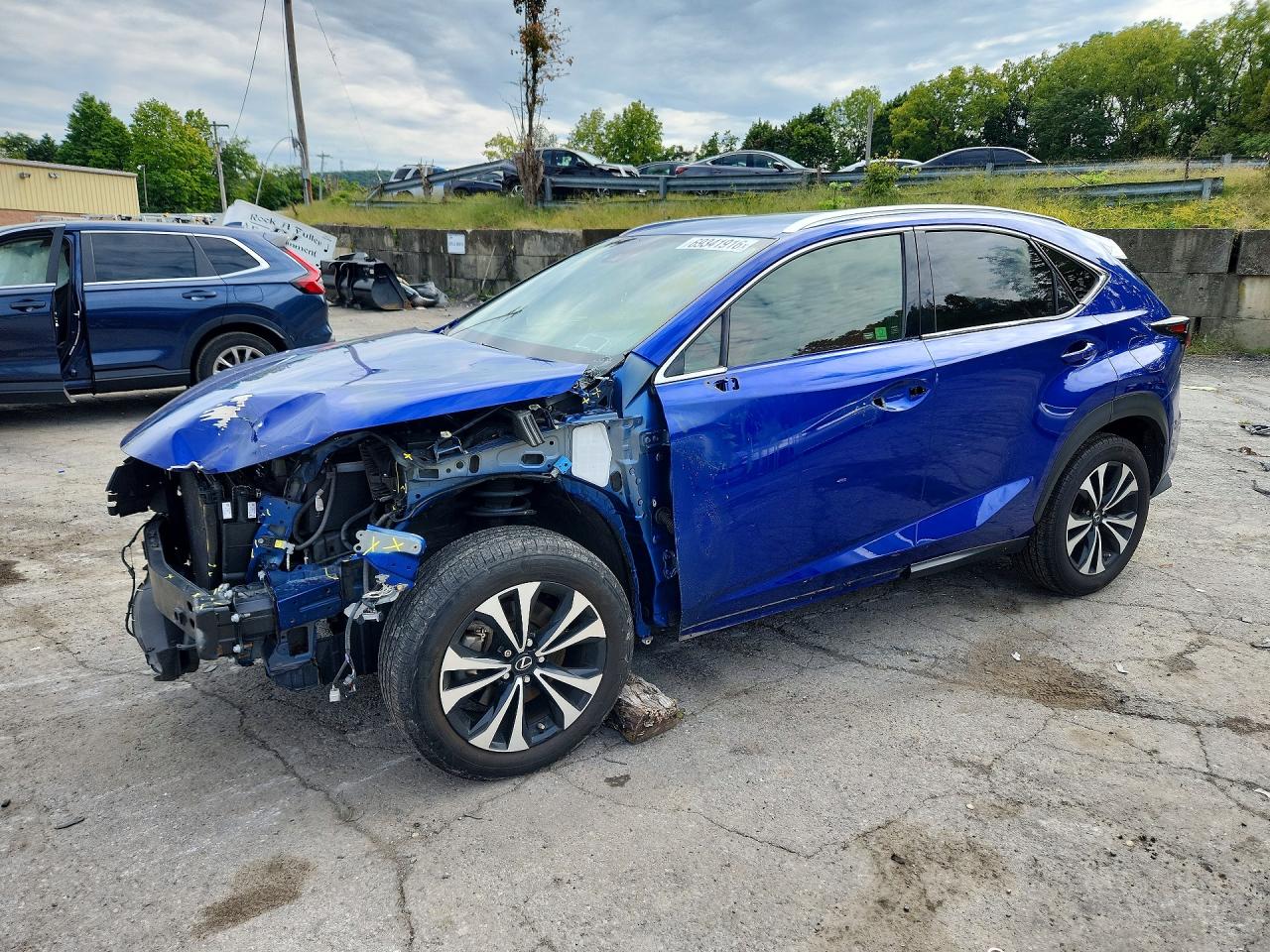 2021 Lexus NX 300 VIN JTJSARDZ6M2245704 — COPART salvage auction photo
