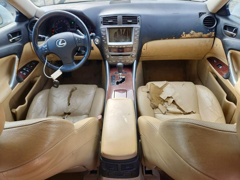 2007 Lexus Is VIN JTHBE262972008013 COPART salvage auction — DAMAGE HISTORY, NC - DEALER ONLY CLEAN TITLE, sold $350 on 2026-10-05 (photo 8)