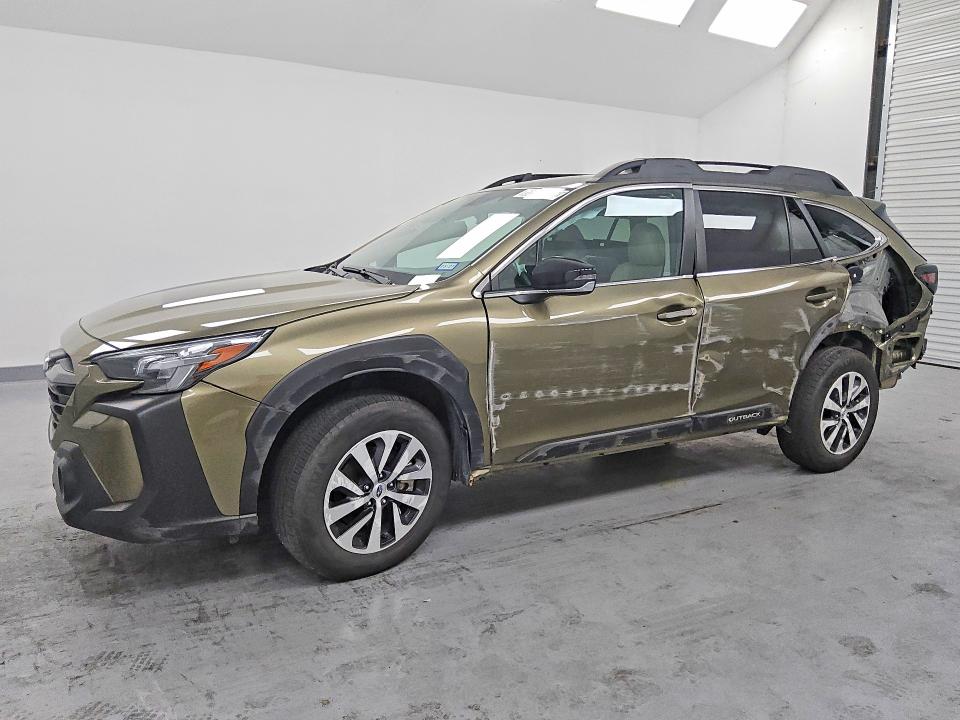 2025 Subaru Outback VIN 4S4BTADC8S3271492 COPART salvage auction — FRONT END, VA - CERT OF TITLE - SALVAGE, sold $7,400 on 2026-09-29 (photo 1)