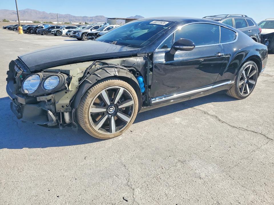 2014 Bentley Continental VIN SCBFU7ZA9EC040542 COPART salvage auction — FRONT END, Nv - Salvage Title, sold $21,600 on 2026-10-08 (photo 1)