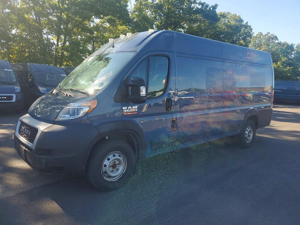 2021 Ram Promaster 3500 VIN 3C6MRVJGXME536555 — COPART salvage auction photo
