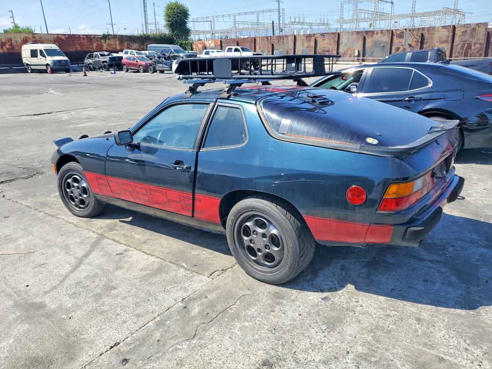 1987 Porsche 924 VIN WP0AA092XHN450937 COPART salvage auction — NORMAL WEAR, Ca - Dis/Dlr/Exp Clean W/Salv Hist, sold $200 on 2026-09-16 (photo 2)