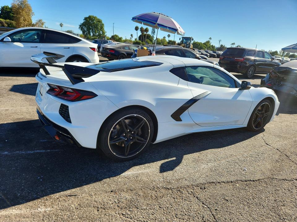 2025 Chevrolet Corvette VIN 1G1YA2D46S5107447 COPART salvage auction — SIDE, Ca - Salvage Certificate, sold $42,750 on 2026-09-11 (photo 3)
