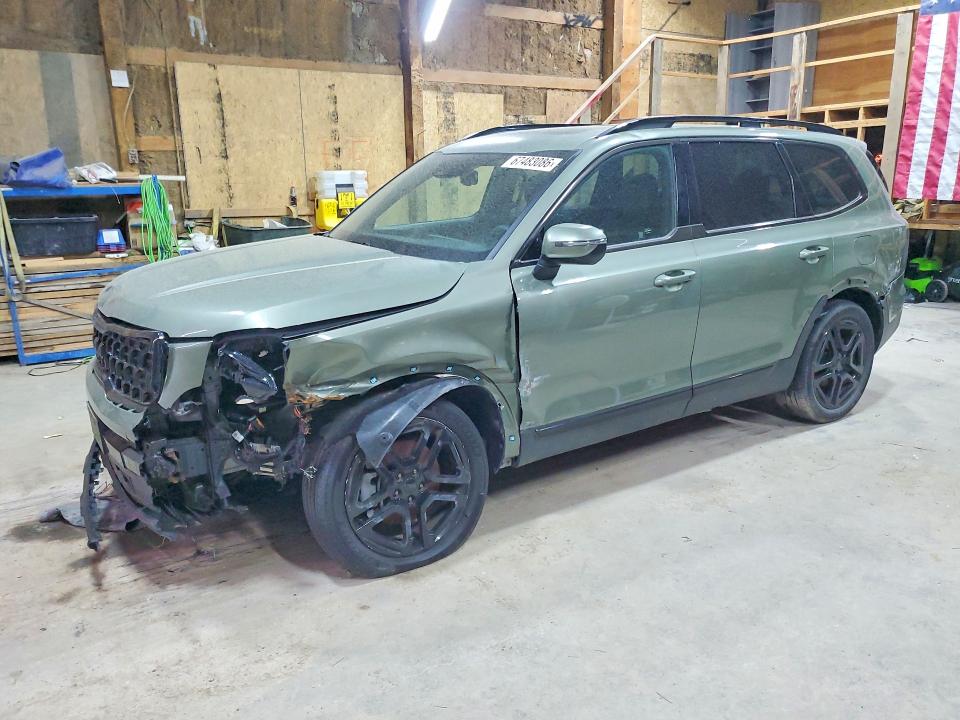 2025 Kia Telluride VIN 5XYP3DGC5SG662490 — COPART salvage auction photo