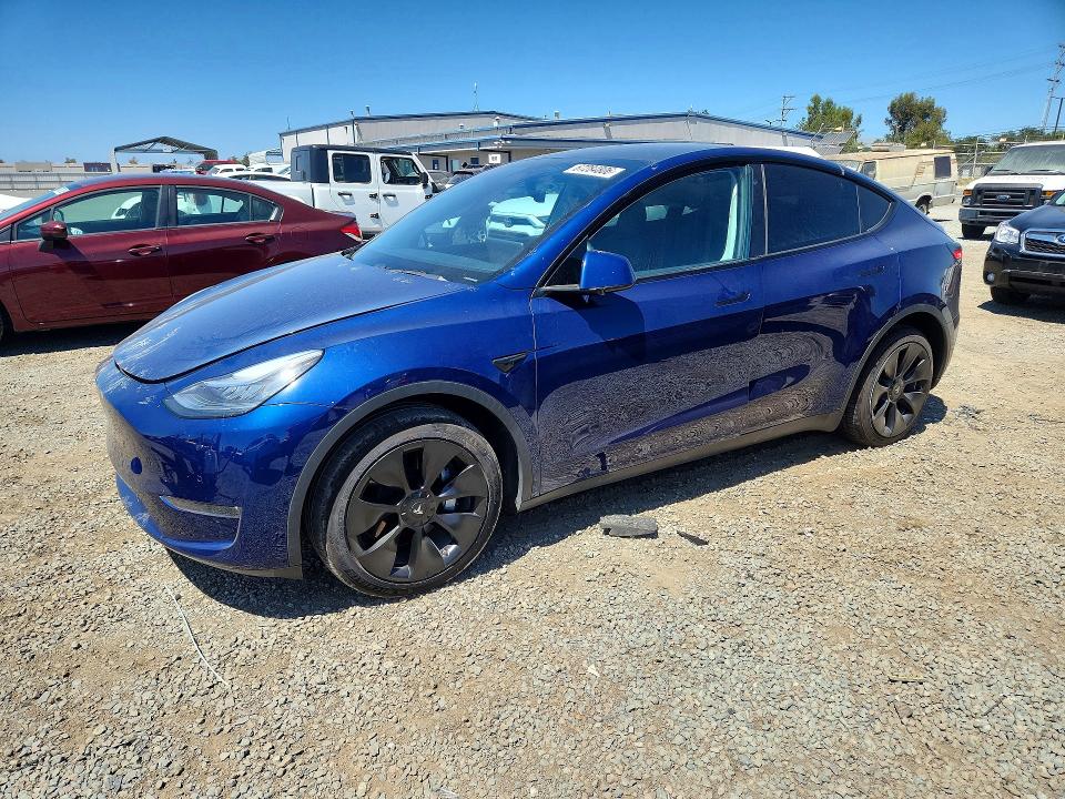 2020 Tesla Model y VIN 5YJYGDEE6LF054080 — COPART salvage auction photo