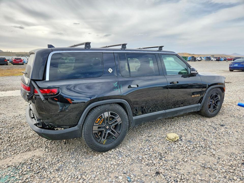 2023 Rivian R1s VIN 7PDSGABA1PN016990 COPART salvage auction — REAR END, Ut - Salvage Certificate, sold $18,600 on 2026-09-11 (photo 3)