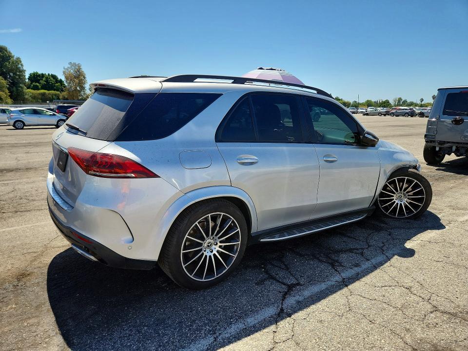 2020 Mercedes-benz Gle VIN 4JGFB4JB9LA128047 COPART salvage auction — FRONT END, Salvage Title, sold $16,800 on 2026-10-09 (photo 3)