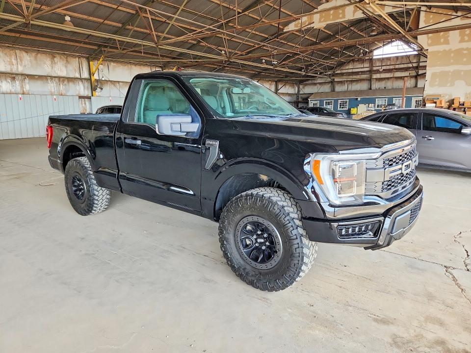 2021 Ford F-150 VIN 1FTMF1C56MKD34668 COPART salvage auction — MINOR DENT/SCRATCHES, Az - Certificate Of Title, sold $21,300 on 2026-09-23 (photo 4)