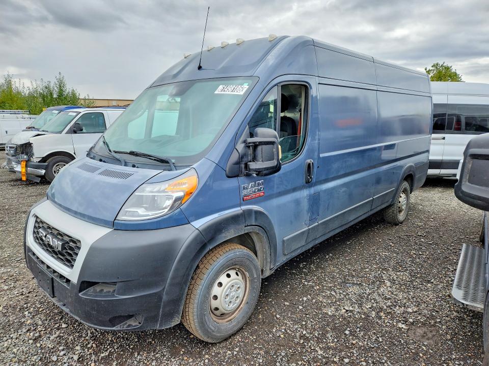 2021 Ram Promaster 3500 VIN 3C6MRVJG4ME536860 — COPART salvage auction photo