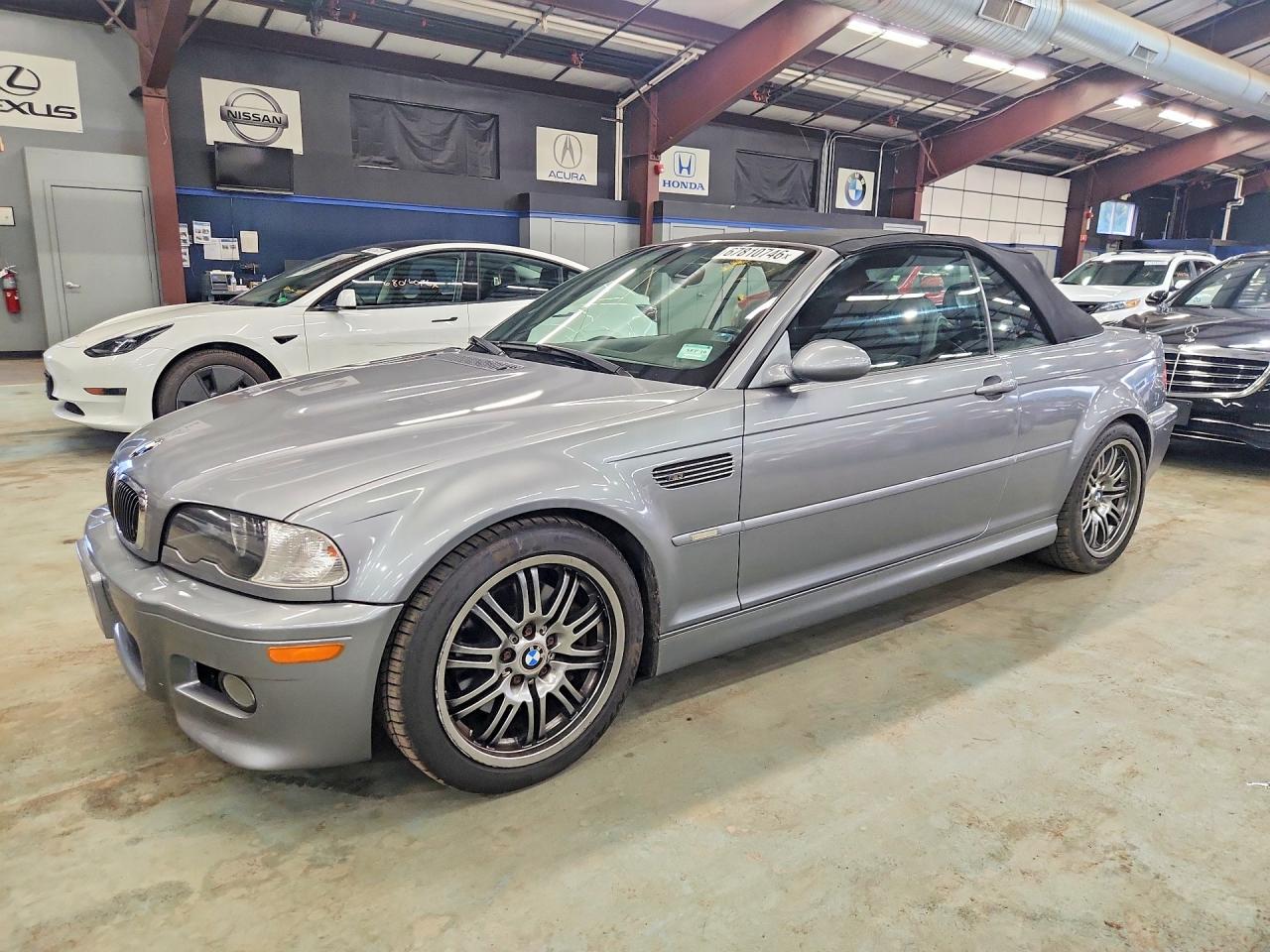 2003 BMW M3 VIN WBSBR93463PK03562 — COPART salvage auction photo