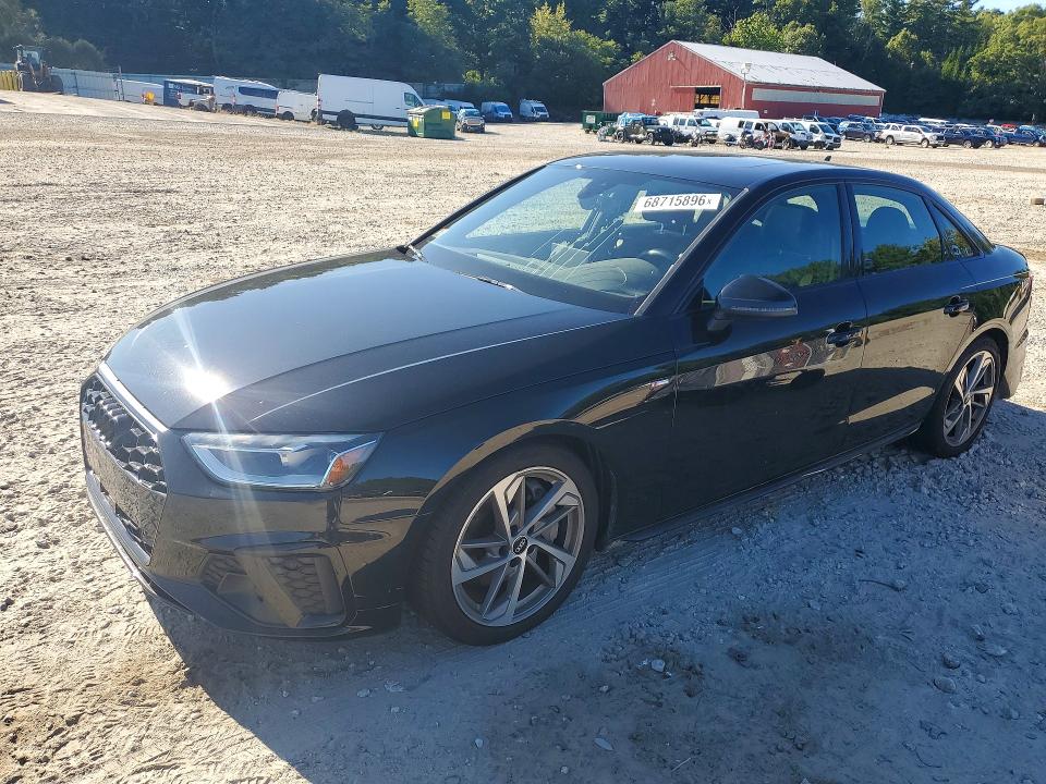 2021 Audi A4 VIN WAUEAAF46MN009004 — COPART salvage auction photo