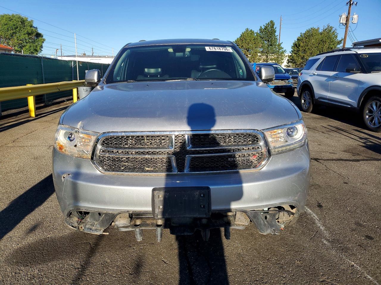 2014 Dodge Durango VIN 1C4RDJDG1EC598484 COPART salvage auction — Front End, CO - PUBLIC - SALVAGE TITLE (P), sold $3,350 on 2026-10-08 (photo 5)