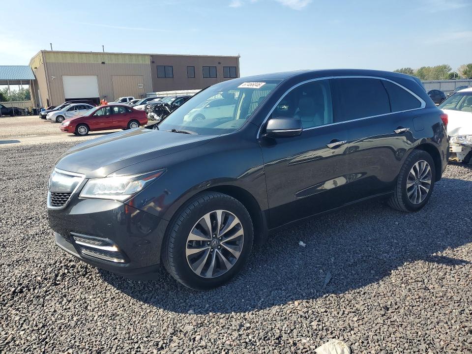 2016 Acura Mdx VIN 5FRYD4H42GB020380 — COPART salvage auction photo