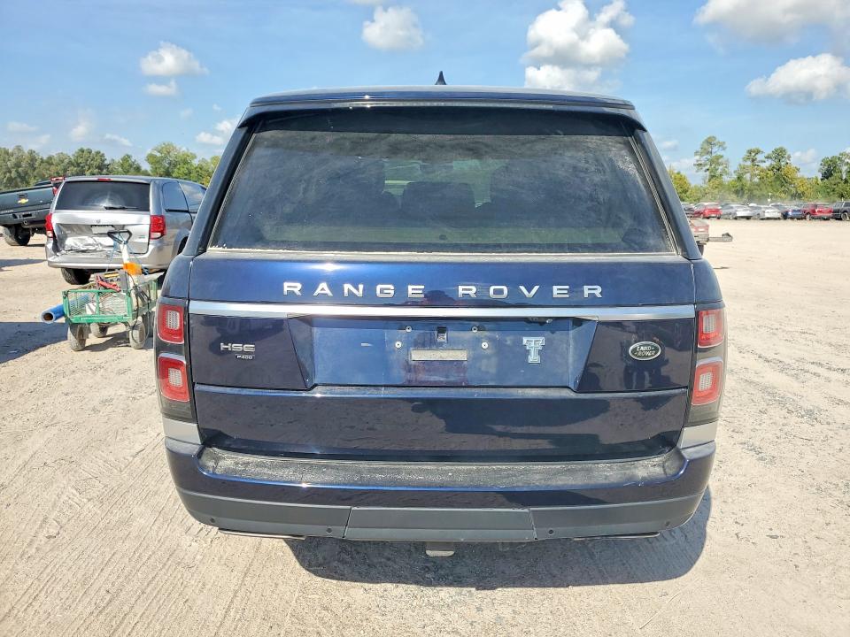 2021 Land rover RANGE ROVER VIN SALGS2RU0MA445776 COPART salvage auction — FRONT END, Tx - Certificate Of Title, sold $17,700 on 2026-09-29 (photo 6)