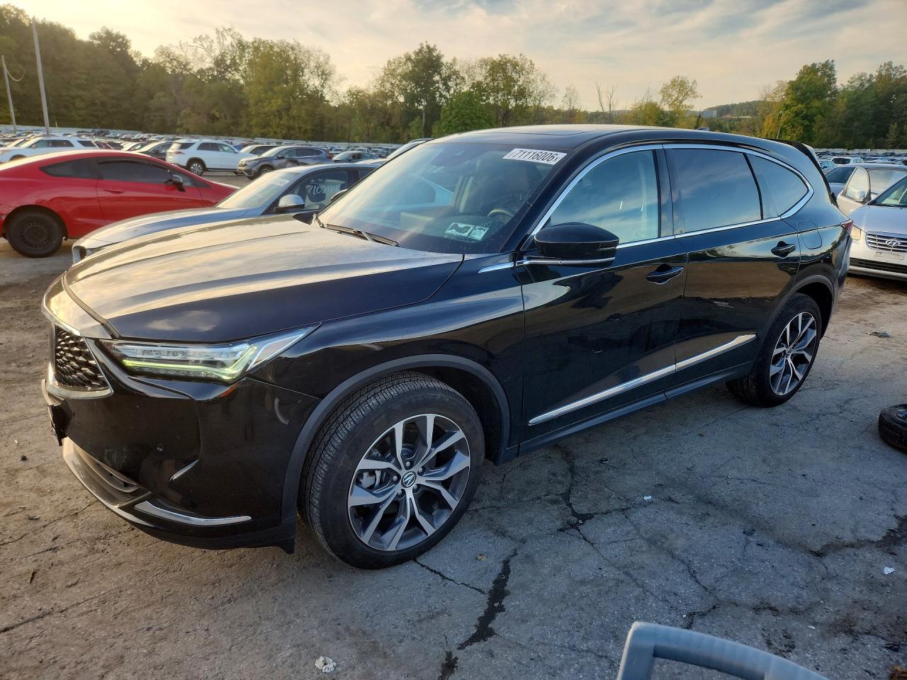 2022 Acura MDX VIN 5J8YE1H42NL036541 — COPART salvage auction photo