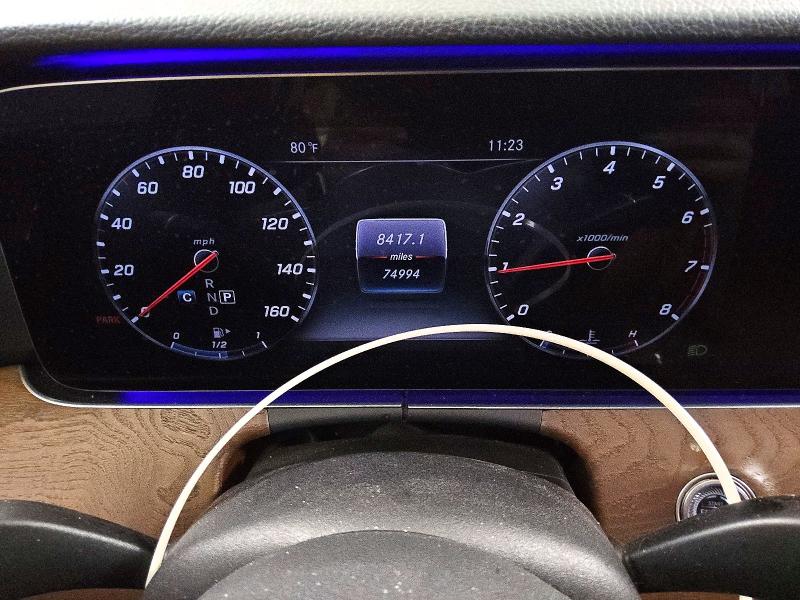 2019 Mercedes-benz E-class VIN WDDZF4JB1KA666588 COPART salvage auction — MINOR DENT/SCRATCHES, Tx - Certificate Of Title, sold $14,700 on 2026-10-08 (photo 9)