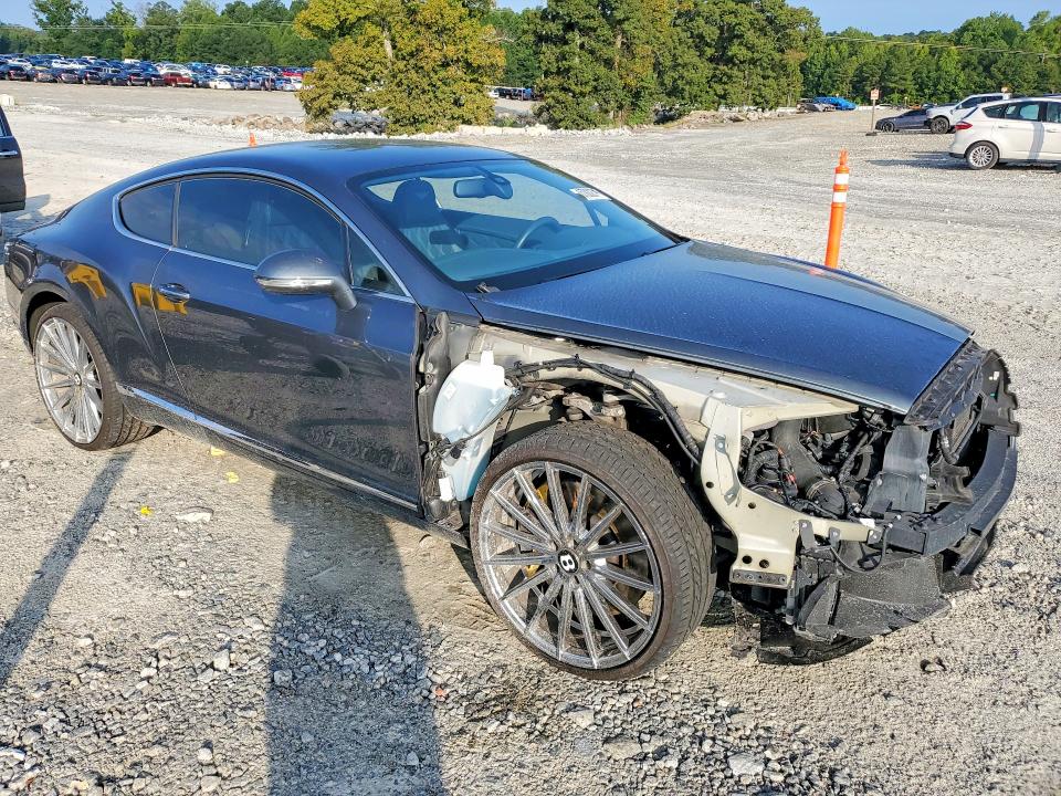 2012 Bentley Continental VIN SCBFR7ZAXCC070177 COPART salvage auction — FRONT END, Mo - Certificate Of Title, sold $26,400 on 2026-09-18 (photo 4)