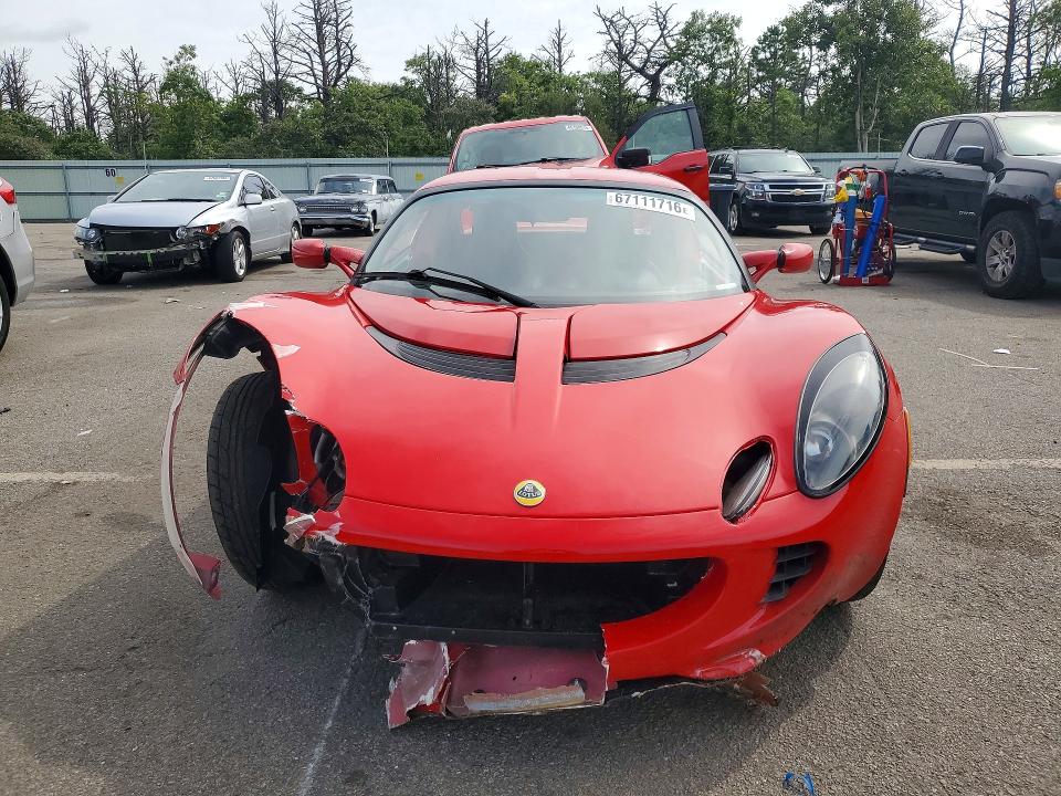 2005 Lotus Elise VIN SCCPC111X5HL35017 COPART salvage auction — FRONT END, Ny - Mv-907A Salvage Certificate, sold $15,400 on 2026-09-09 (photo 5)