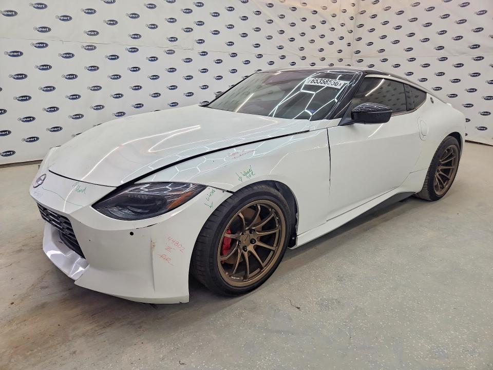 2024 Nissan Z VIN JN1BZ4BH2RM365796 COPART salvage auction — FRONT END, Tx - Salvage Vehicle Title, sold $13,100 on 2026-09-22 (photo 1)