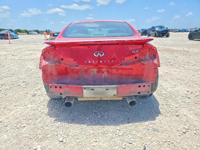 2004 Infiniti G35 VIN JNKCV54E24M817632 COPART salvage auction — REAR END, TX - SALVAGE VEHICLE TITLE, sold $100 on 2026-10-01 (photo 6)