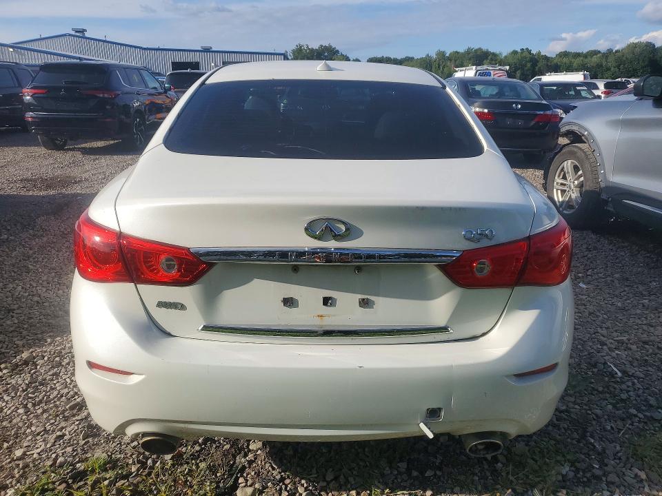 2017 Infiniti Q50 VIN JN1EV7AR6HM834391 COPART salvage auction — MECHANICAL, Ny - Certificate Of Title, sold $575 on 2026-10-05 (photo 6)