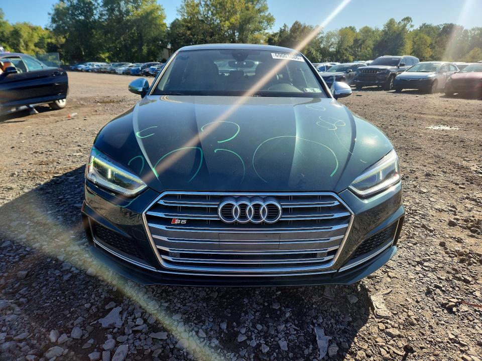 2018 Audi S5 VIN WAUB4CF55JA061094 COPART salvage auction — SIDE, PA - CERTIFICATE OF SALVAGE, sold $7,200 on 2026-09-28 (photo 5)