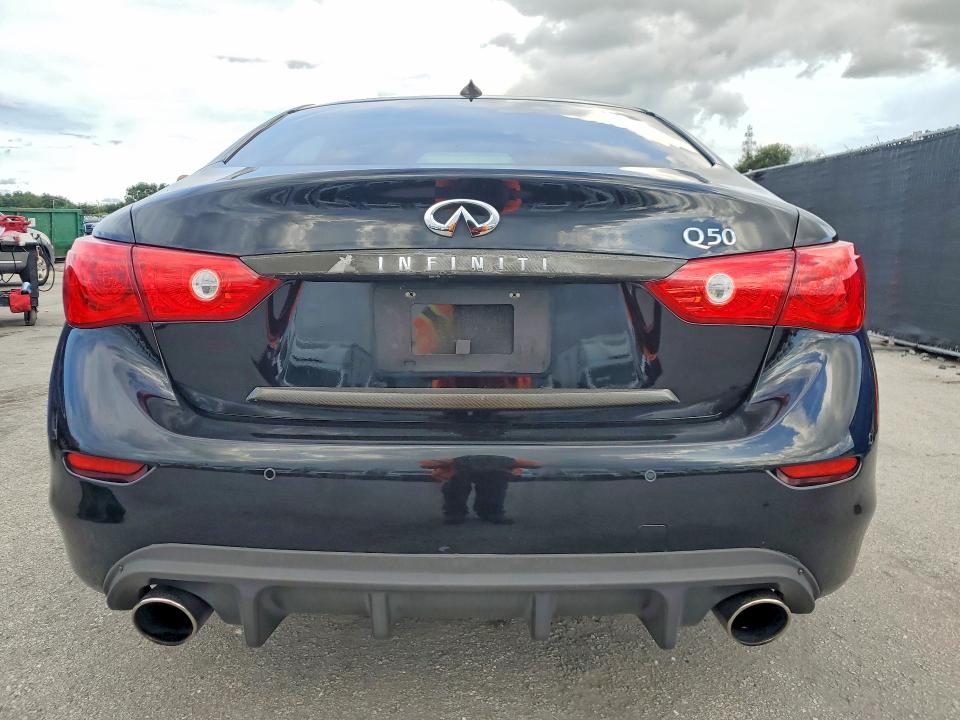 2016 Infiniti Q50 VIN JN1EV7AP7GM300409 COPART salvage auction — MINOR DENT/SCRATCHES, Salvage Title, sold $0 on 2026-09-27 (photo 6)