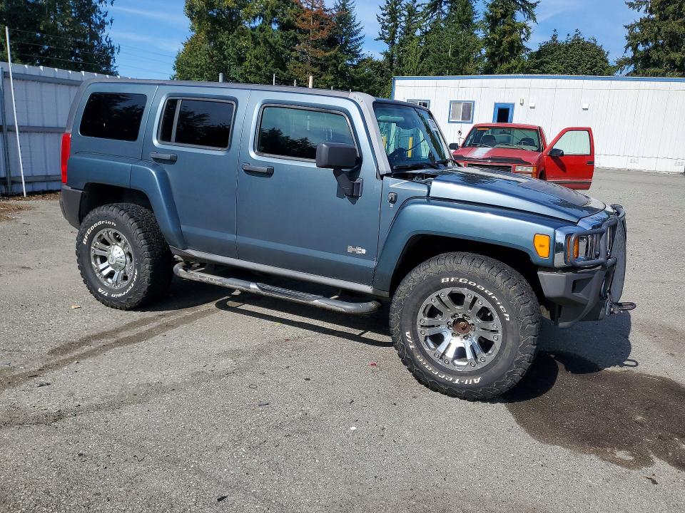 2007 Hummer H3 VIN 5GTDN13E078213390 COPART salvage auction — REAR END, TX - CERTIFICATE OF TITLE, sold $300 on 2026-10-05 (photo 4)